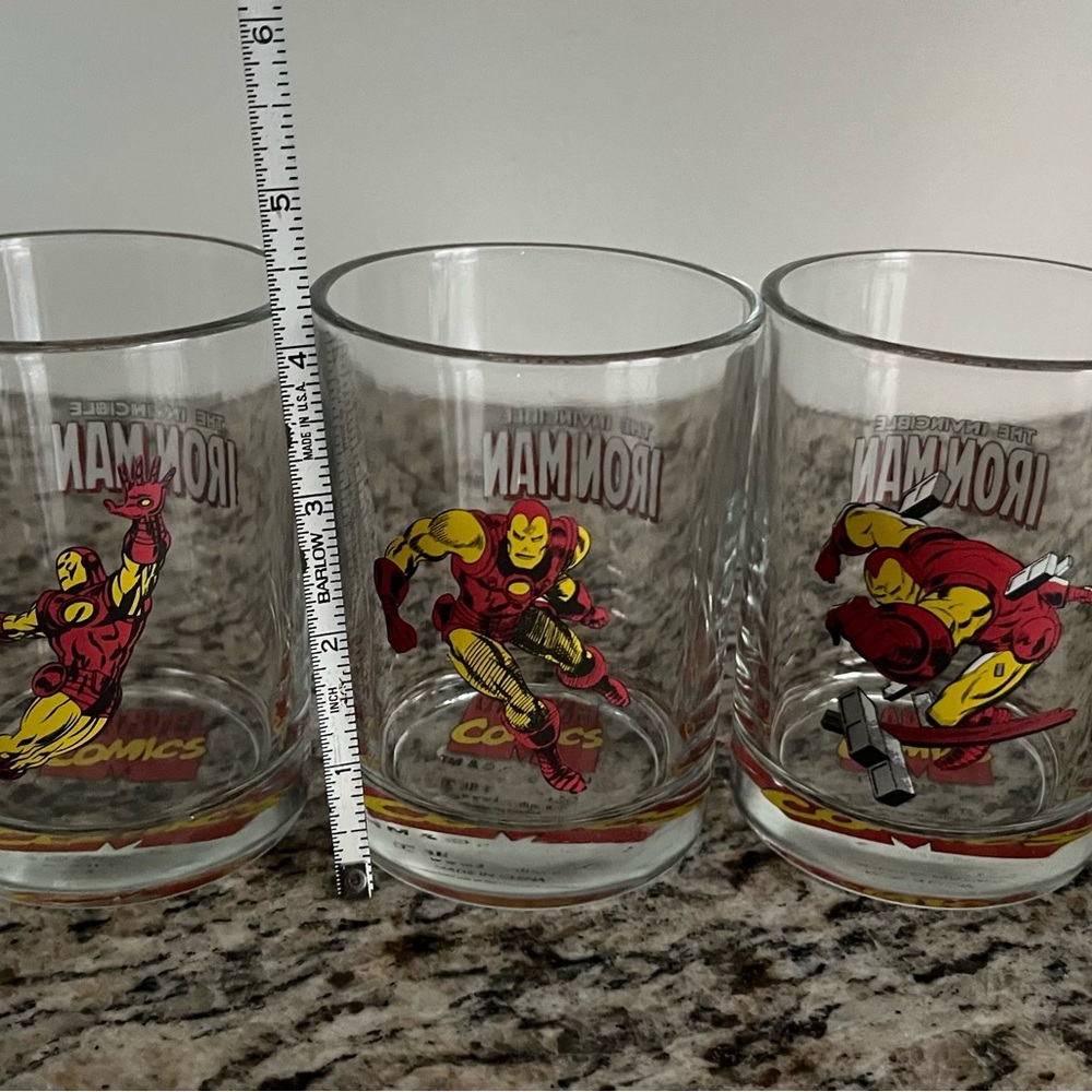 Ironman drinking glasses